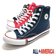 ALL AMERICA unisex high top canvas casual shoes|kasut kain high cut ALL AMERICA