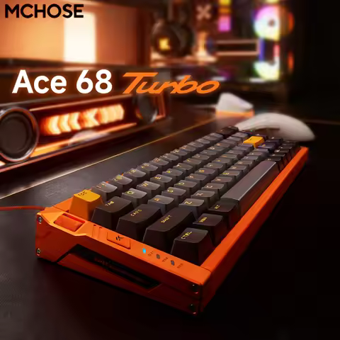 MCHOSE Ace68 Turbo Magnetic Switch Keyboard 16k Aluminium Alloy 0.001mm E-Sports Keyboard Ergonomics