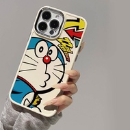 Case for iPhone 8 7 8plus 6plus 14 15 X XR XS MAX 12Promax 12 13Promax 15Promax 11 14Promax 13 Cute Cartoon Metal Photo Frame Shockproof Protective Soft Case