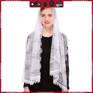 STA Spanish Style Lace Veil for Solemn Mass Visit Vatican Confirmation and Baptism
