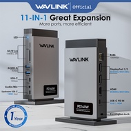 Wavlink PD3.1 Triple Display USB C Docking Station with 140W Power, Triple Display Dock with 8K 4K 1