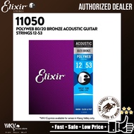 Elixir 11050 Polyweb Coated 80/20 Bronze Acoustic Guitar 12-53