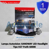 Autovision XANDWAY LED H27 H27W/1 H27W/2 30W White 6000K Original Car LightCSP
