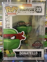 Funko pop comics TMNT 33 Donatello 2D 國際貼 忍者龜 多納泰羅