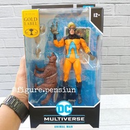 DC MULTIVERSE MCFARLANE GOLD LABEL ANIMAL MAN THE HUMAN ZOO ACTION FIG