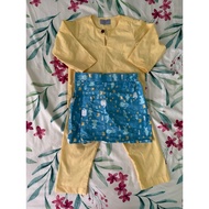 Baju Raya Khatam Budak Free Sampin (Preloved)