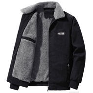 เสื้อคลุมแฟชั่นผู้ชายเสื้อโค้ทเสื้อเชิ้ตผ้าขนแกะขนแกะขนแกะเสื้อคลุมเสื้อคาร์ดิแกนสำหรับการขับขี่ชุดเ