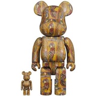 (現時點交收) 全新未開 MEDICOM TOY Be@rbrick bearbrick 400%+100% Van Gogh Museum Courtesan (After Eisen) 梵高