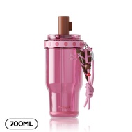Sidagar（24oz）Tritan Plastic Bottle，Large capacity Aqua Flask with Straw