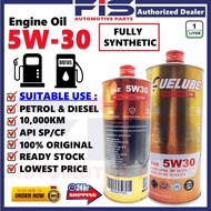 FIS Original Fuelube 5W-30 Engine Oil Fully Synthetic Perodua Honda Toyota Minyak Hitam Kereta 5W30