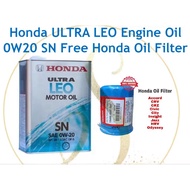 HONDA Ultra Ltd Engine Oil Api SN SAE 0W-20/ Fully Synthetic API SN (ILSAC GF-5) 4L