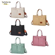 BYTEZY Handbag, Large-capacity Waterproof Canvas Bag,  Multi-pockets Wear-resistant Shoulder Bag Gir