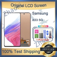 Original AMOLED Samsung Galaxy A53 5G LCD Screen With Frame Replacement