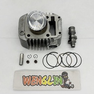 ชุดเสื้อสูบลูก 57 งานอย่างดี + แคมแต่ง สำหรับรถ Wave125/125s/125r ยูบ็อค อะไหล่แต่งเวฟ25 อะไหล่แต่งW