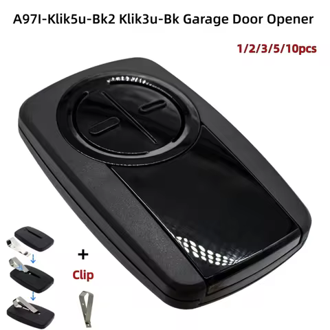 1-20pcs 375UT 380UT Universal Garage Door Opener Remote Control For A97I-Klik5u-Bk2 Klik3u-Bk Red/Or
