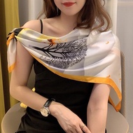 Square Silk Scarf 90x90cm - 90x90 Bandana Scarf - Square Silk Scarf 90 Turban Bikini Roll BEAUTIFUL 