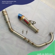 Exhaust Daeng sai4 Original 100% Rs150 Y15 Y15ZR Lc 135 v1/v2 Raider 150 carb/fi