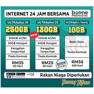 Beone Prepaid Simcard 5G | Internet Tanpa Henti | Plan RM25/RM35/RM38 | No Kontrak