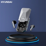 Hyundai HY-G02หูฟังไร้สายหูฟังบลูทูธ HD Call เสียงสเตอริโอแบบรอบทิศทาง HiFi การออกแบบสไลด์โลหะ Bluet