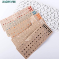 JEROMYBF Keyboard Letter Sticker For PC Laptop Accessories Russian Film English Hebrew Korean Langua