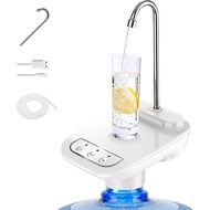 Water Dispenser Pump,5 Gallon(about 15.7 L)Automatic Electric Drinking Water Bottle Pump USB Portabl