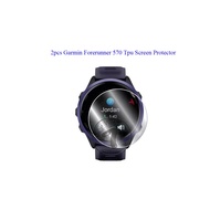 [New] Garmin Forerunner 570 42mm / Forerunner 570 47mm Full Tpu Screen Protector (2pcs in 1 Set)