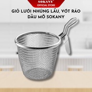 Sokany Hot Pot Net Basket, Handy Grease Drain