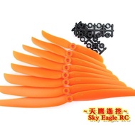 Fixed Wing Airplane Propeller 5030 6035 7035 8040 8060 9050 1060 Orange Propeller