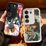 O-62 Fire Force Tokyo Casing for VIVO V40 Y300 Y19S V50 Lite Y29 Pro 5G Black and White