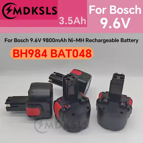 2026 New BAT048 for Bosch 9.6V 3500mAh Ni-MH Rechargeable Battery Power Tools Battery for Bosch PSR