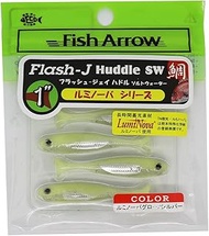 Fish Arrow Worm Flash J Huddle 1 SW Luminova 1" Luminous Baglow/Silver #L134
