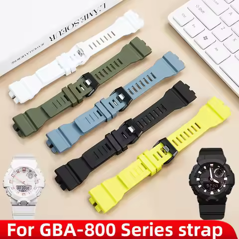 Watch Band Accessories For Casio G-SHOCK GBA-800/GBD-800/GMA-B800/GMD-B800 Men's Women's Resin Watch