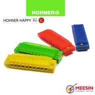 Hohner ฮาร์โมนิก้า คีย์ C 10 ช่อง รุ่น Happy Color Harp (Harmonica Key C, เมาท์ออแกน) สีสันสดใส เหมาะกับน้องๆ หนูๆ