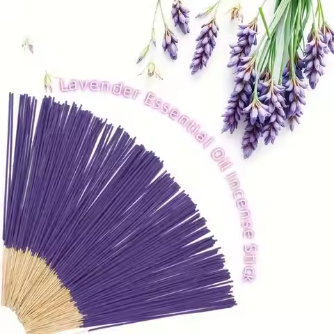 40pc Aromatherapy Incense Sticks Set 7 Natural Fragrances Lavender Jasmine Ocean Rose Sakura Incense