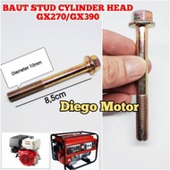 MESIN GX270 GX390 GX420 GX460 STUD CYLINDER HEAD GX240 GENSET DRIVE ENGINE DECK BOLTBolt PRICE FOR 1