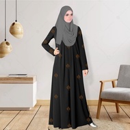 Abaya Muslimah Fashion Jubah Elegant Plain Dress Simple Loose Maxi Dresses - Ankara Tahara