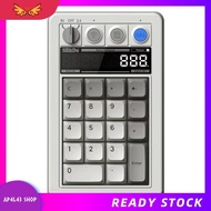 [ap4l43.]  Retro 18 Mechanical Numpad for  Android  2.4G USB-C Support Calculator Mode with Hot-Swap