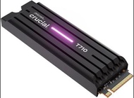 全新 美光科技 Crucial T710 PCIe Gen5 NVMe 2TB SSD – Heatsink, Up to 14,900 MB/s, Laptop & Desktop Compatib