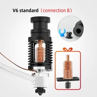 High Quality 24V 60W V6 Ceramic Heating Core Hotend 0.4mm Steel Nozzle Compatible with E3D V6 Vrono 