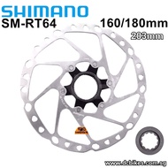 Shimano 160mm | 180mm | 203mm | 220mm RT-64 Centerlock Deore Disc Brake Rotor