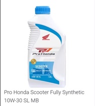 HONDA PRO ENGINE OIL Fully Synthetic Liter Original 10w-30SL