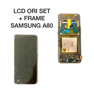 LCD Screen Samsung A80 Ori with frame , Visit shop install only add rm30
