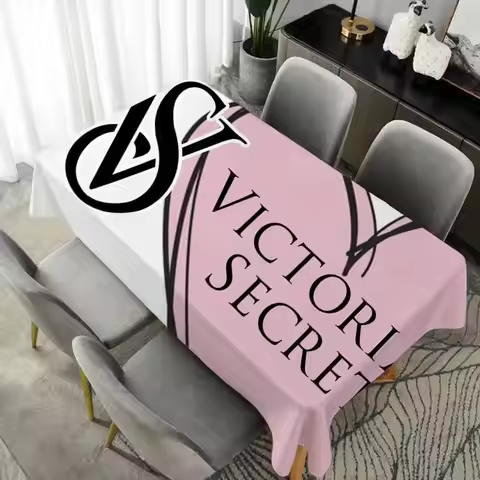 V-VICTORIA’S S-SECRET French Rectangle Table Cloth Waterproof Oilproof Home Rectangular Party Table 