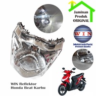 WIN Reflektor Honda Beat Lama Karbu Lampu Depan Headlamp Motor Assy