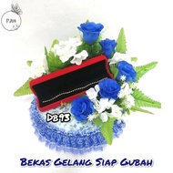 Bekas Gelang Hantaran Siap Gubah Terbaru/Biru/Pink/Blue/Wedding/Mas Kahwin