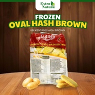 Lutosa Crunchy Oval Potato Hash Brown [Kentang Goreng] (Please read description box before order) |[