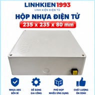 ABS electronic plastic box 235x235x80mm electrical circuit box electrical equipment box