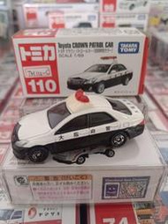 TOMICA NO.110絕版TOYOTA CROWN PATROL CAR 初回