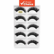 September Bestseller - 3D False Eyelashes G808, 5-Pair Pack September Bestseller-3D Bulu Mata Palsu 
