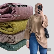 NEW ARRIVAL !!! BAJU ATASAN OVERSIZE WANITA BAHAN KNIT HORNET PREMIUM MURAH LENGAN 7/8 KEKINIAN TERB